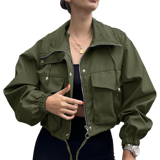 Damen sportliche Kurzjacke Heidi-Mode