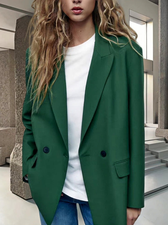 Damen Modischer und eleganter Oversized Blazer Heidi-Mode