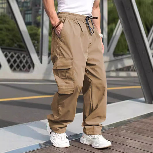Herren Cargo-Hose mit vielen funktionalen Taschen und lockerer Passform Heidi-Mode