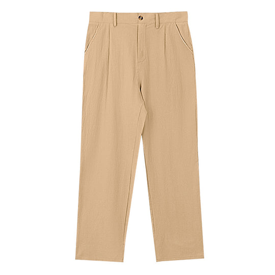 Damen elegante Langehose im lockeren Schnitt mit feinen Falten Heidi-Mode