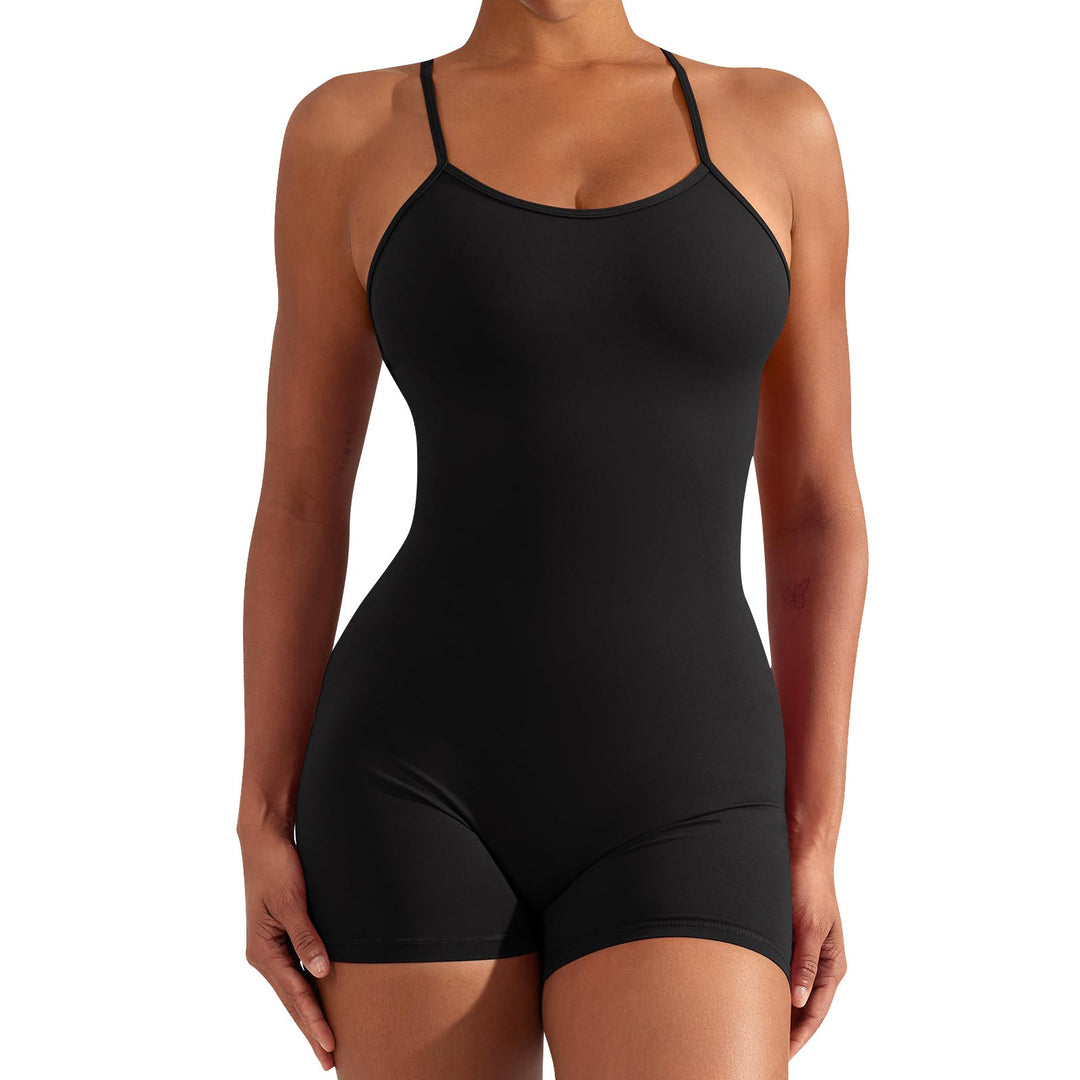 Damen Sportlicher Einteiler für Fitness und Schwimmen Heidi-Mode