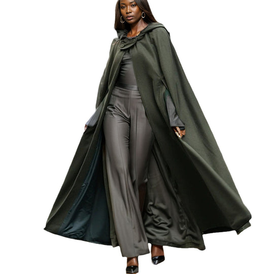 Damen Kapuzenumhang mit elegantem Schnitt Heidi-Mode