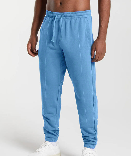 Herren Sportliche Jogginghose mit elastischem Bund und seitlichen Taschen Heidi-Mode