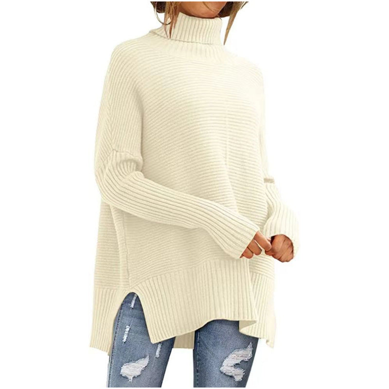 Damen Kuscheliger Rollkragenpullover Heidi-Mode