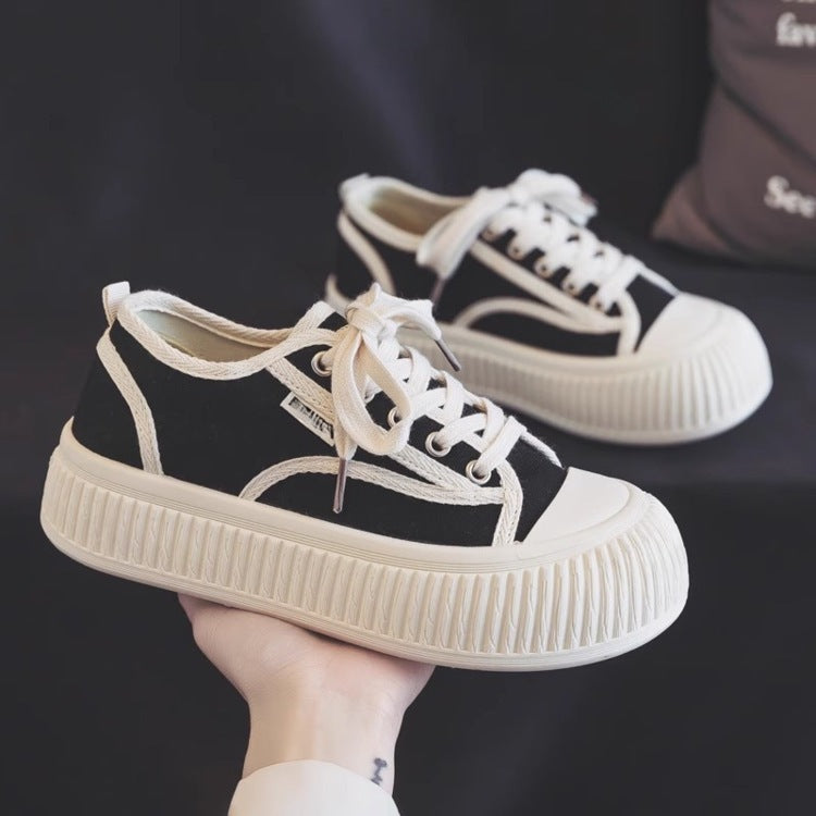 Damen Sneakers im lässigen Design mit elevated Plattform Heidi-Mode