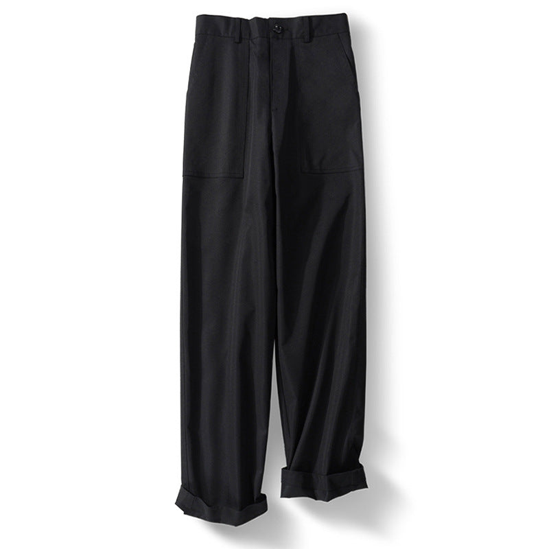 Damen elegante weite Bundfaltenhose Heidi-Mode