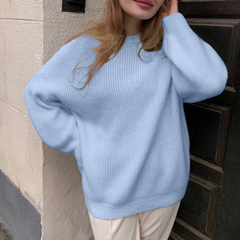 Damen Oversized Pullover aus hochwertigem Strick Heidi-Mode