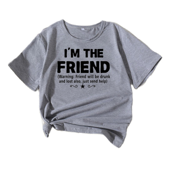 Frauen Casual Komödie Grafik T-Shirt Heidi-Mode
