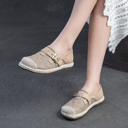 Damen Pantoletten mit innovativem Riemendesign und flexibler Sohle Heidi-Mode
