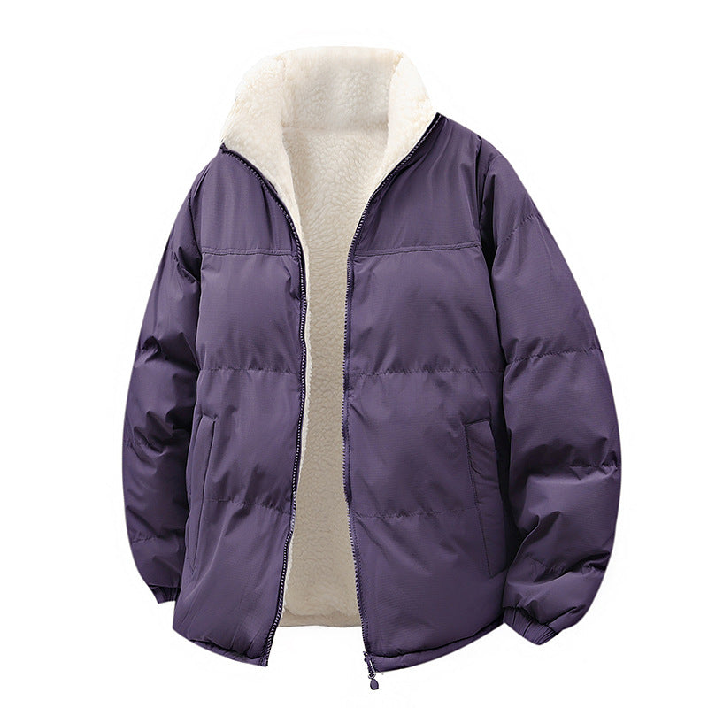 Damen warme Steppjacke mit kuscheligem Innenfutter und praktischen Taschen Heidi-Mode