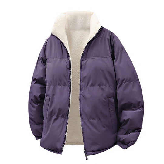 Damen warme Steppjacke mit kuscheligem Innenfutter und praktischen Taschen Heidi-Mode