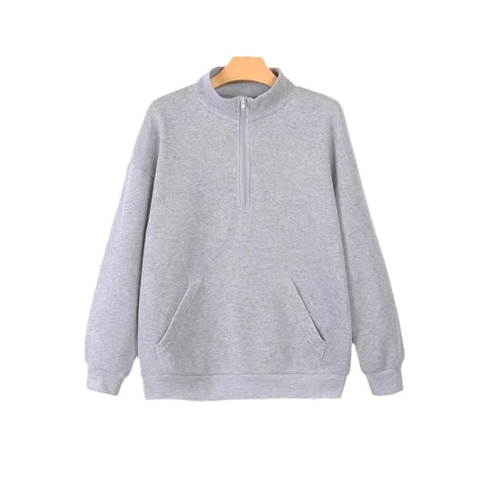 Damen bequemer Stehkragen Pullover Heidi-Mode