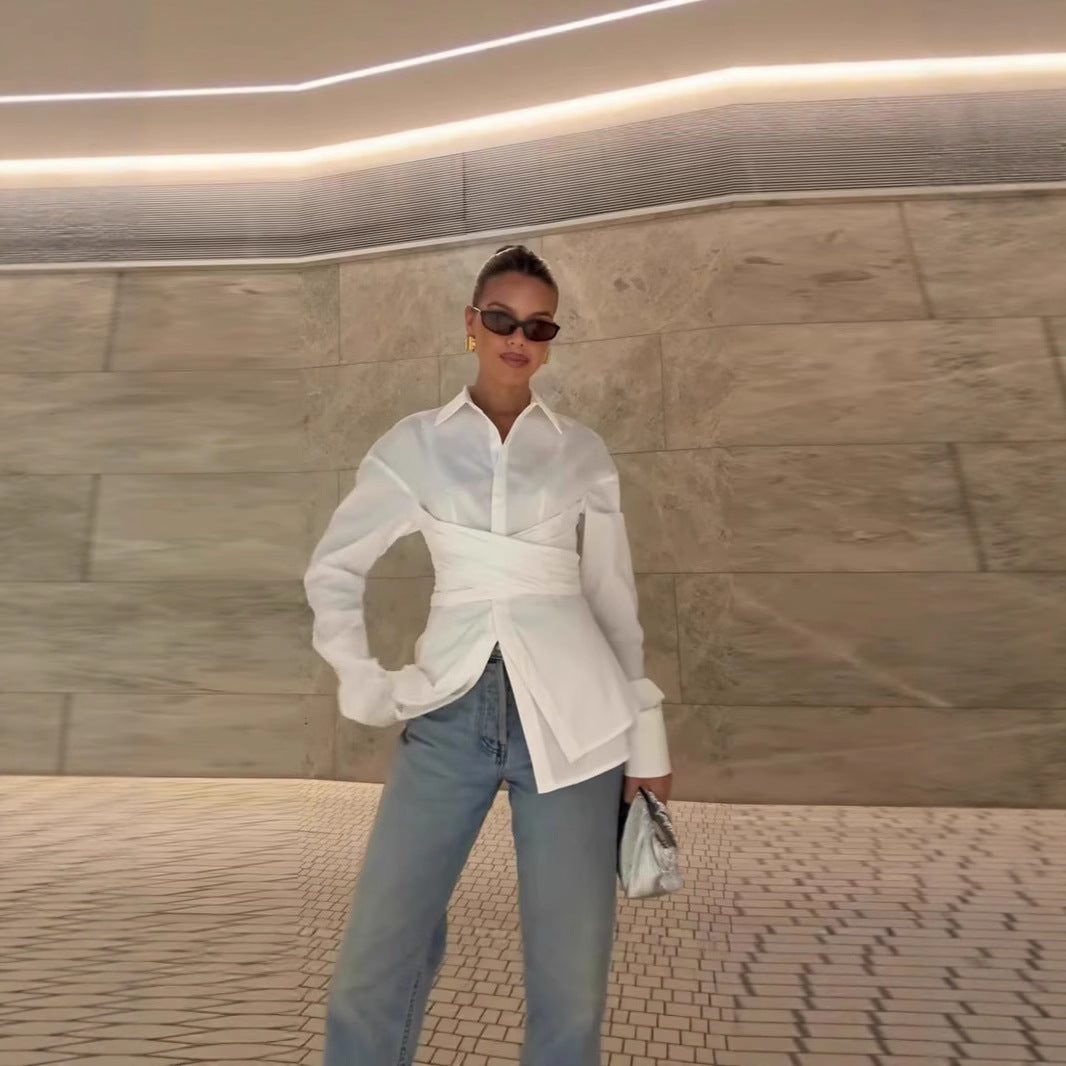 Damen Designer Hemdbluse Heidi-Mode