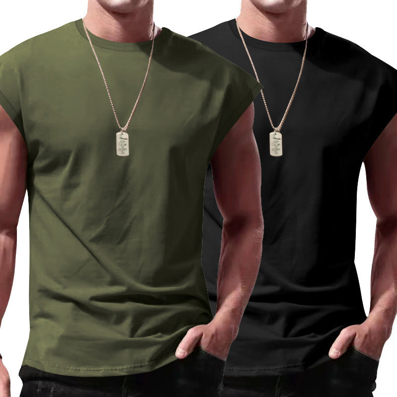 Herren ärmelloses T-Shirt Set Heidi-Mode