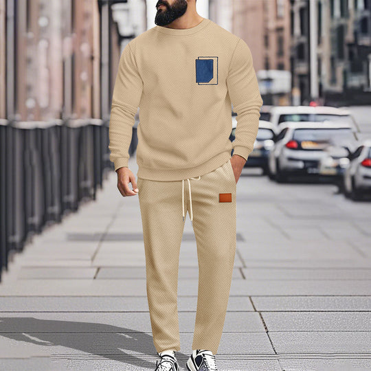 Herren Bequemer Freizeitanzug mit modischem Design und praktischen Taschen Heidi-Mode
