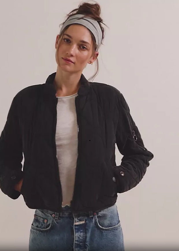 Damen gesteppte Bomberjacke Heidi-Mode