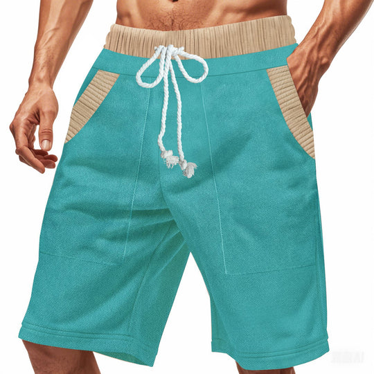 Herren Freizeit-Shorts mit elastischem Bund und praktischen Seitentaschen Heidi-Mode