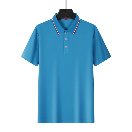 Herren Poloshirt mit atmungsaktiver Struktur und stilvollem Farbdesign Heidi-Mode