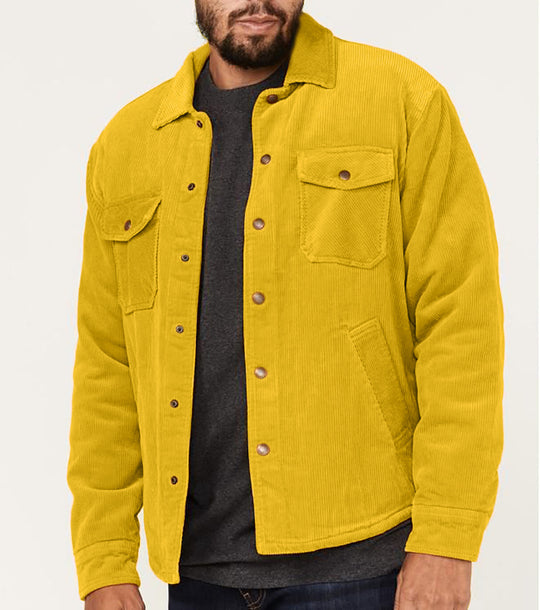 Herren Cordjacke mit praktischen Taschen und stylischem Design Heidi-Mode