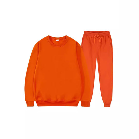 Damen Sportlicher Sweat-Anzug mit komfortablem Schnitt und elastischem Bund Heidi-Mode