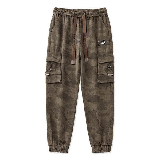 Herren Cargohose mit funktionalen Reißverschlusstaschen und elastischem Bund Heidi-Mode