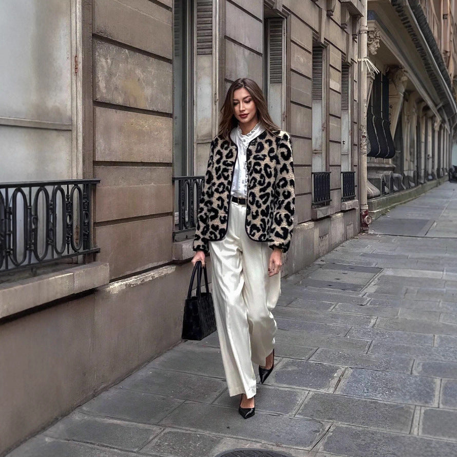 Damen kuscheliger Fleece-Jacke Heidi-Mode