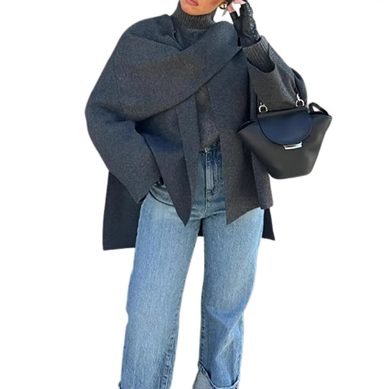 Damen Oversize Wolljacke Heidi-Mode