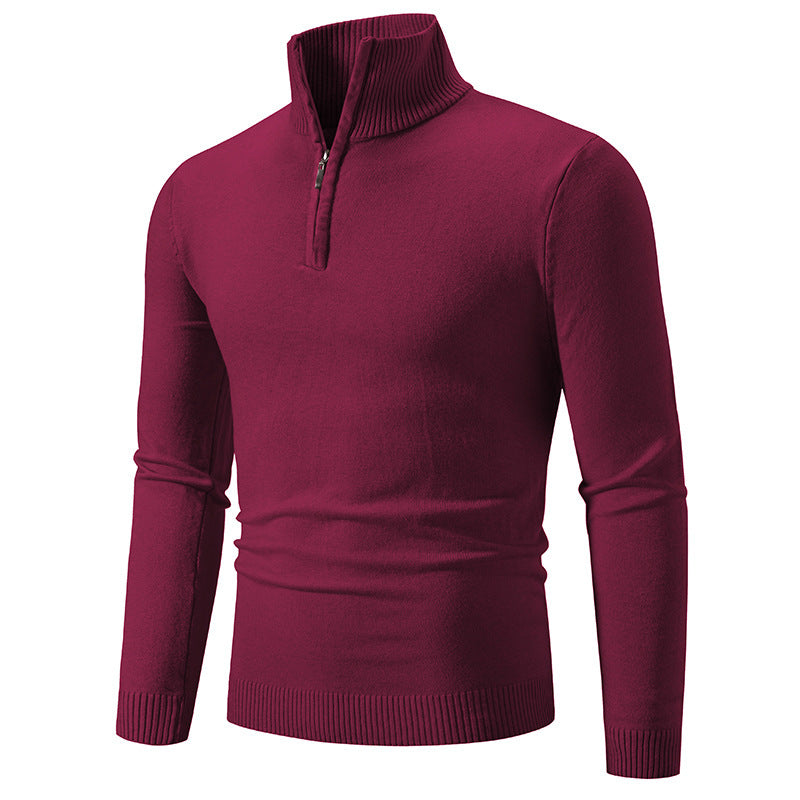 Herren Stehkragen Pullover Heidi-Mode