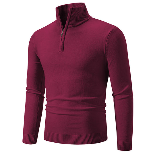 Herren Stehkragen Pullover Heidi-Mode