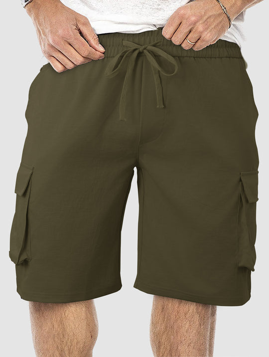 Herren Cargo-Shorts mit praktischen Seitentaschen und verstellbarem Bund Heidi-Mode