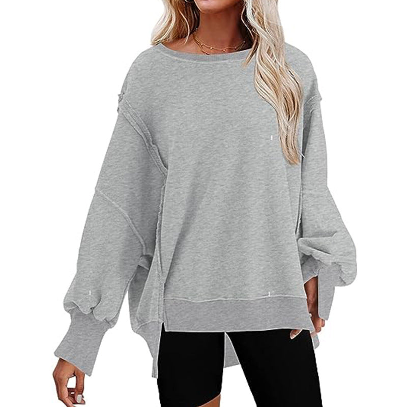 Damen Oversized Sweatshirt Heidi-Mode