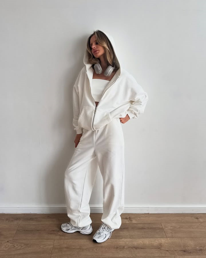 Damen lässiges Hoodie- und Jogginghose-Set Heidi-Mode