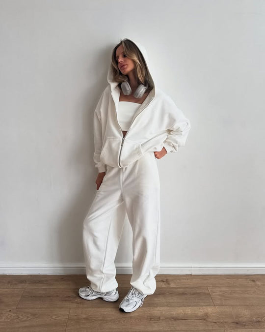 Damen lässiges Hoodie- und Jogginghose-Set Heidi-Mode