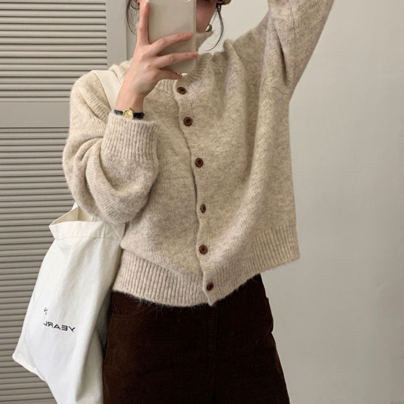 Damen kuscheliger Strickpullover Heidi-Mode