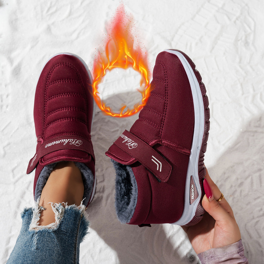 Damen Fleecegefütterte Sneaker Heidi-Mode
