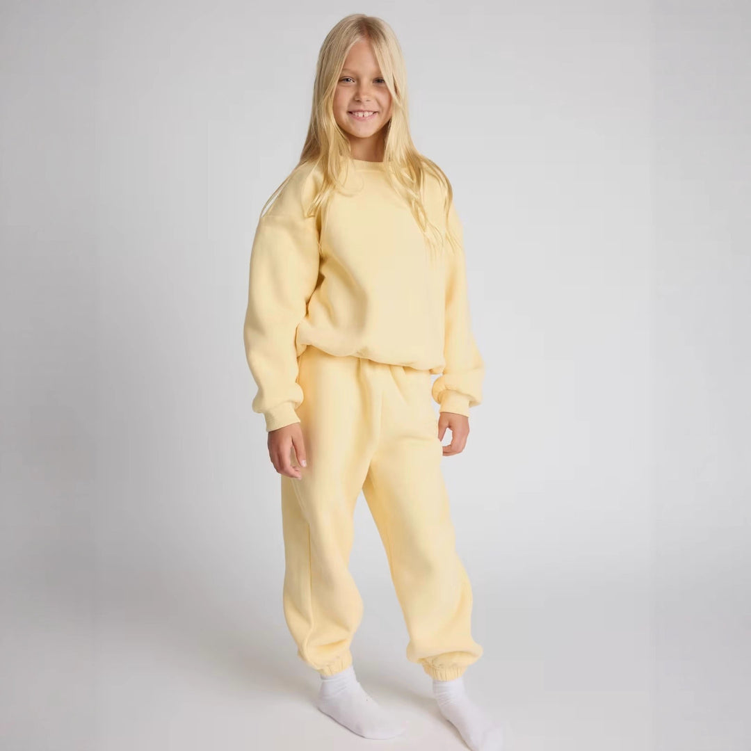 Damen lässiges Sweatshirt und bequeme Jogginghose Set Heidi-Mode