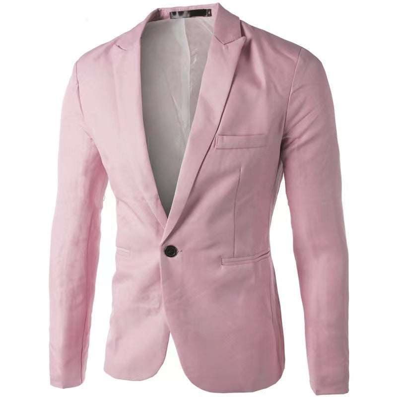 Herren eleganter Anzugblazer mit modernem Schnitt und feiner Textur Heidi-Mode