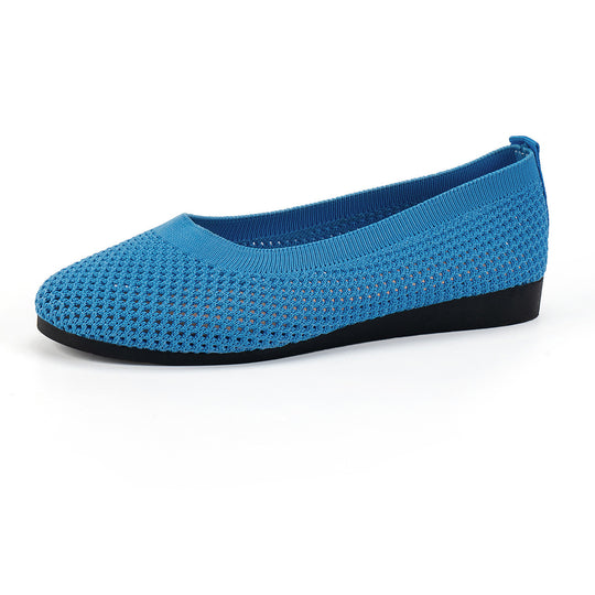 Damen bequeme Slipper aus atmungsaktivem Netzmaterial mit rutschfester Sohle Heidi-Mode