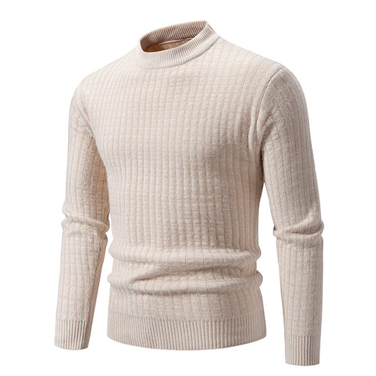 Herren Feinstrickpullover mit strukturiertem Design Heidi-Mode