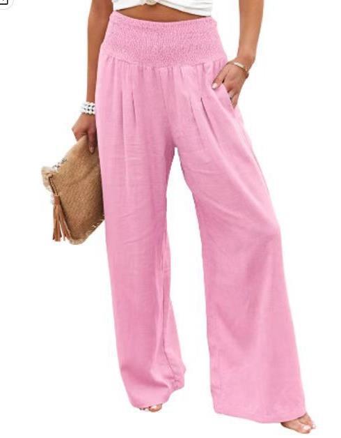 Damen weiter Sommerhose mit elastischem Bund Heidi-Mode