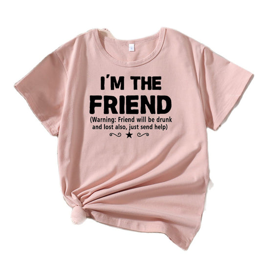 Frauen Casual Komödie Grafik T-Shirt Heidi-Mode