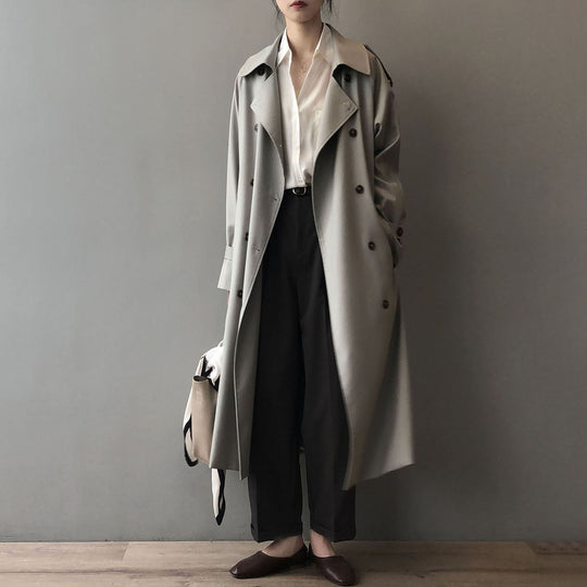 Heidi-Mode | Doppelreihiger Trenchcoat für Damen Juna