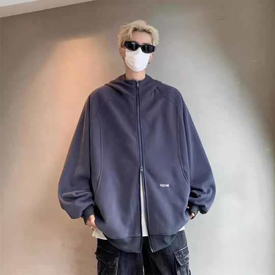 Herren lässige Oversized Jacke mit modernem Schnitt und funktionalen Taschen Heidi-Mode