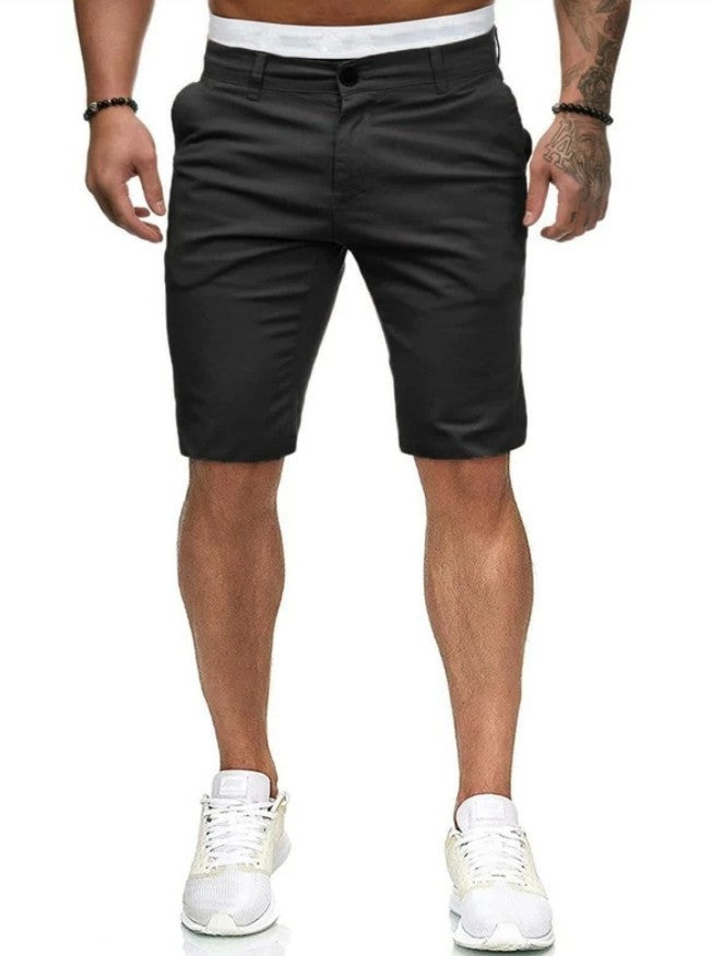 Herren Chino Stil Freizeit Shorts Heidi-Mode