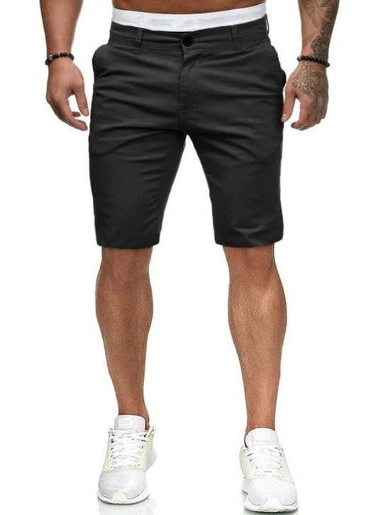 Herren Chino Stil Freizeit Shorts Heidi-Mode