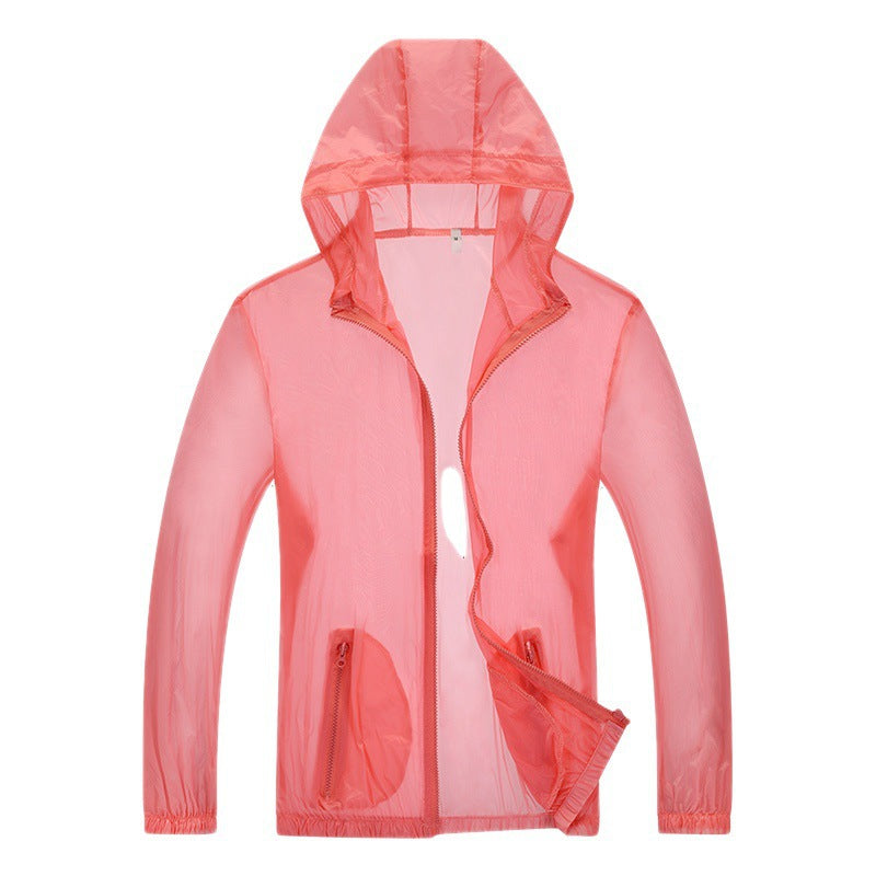 Herren ultraleichte Regenjacke mit verstellbarem Kapuzenbereich und reflektierenden Elementen Heidi-Mode