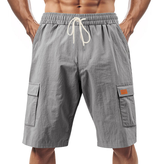 Herren Cargo-Shorts mit vielseitigen Taschen und elastischem Bund Heidi-Mode