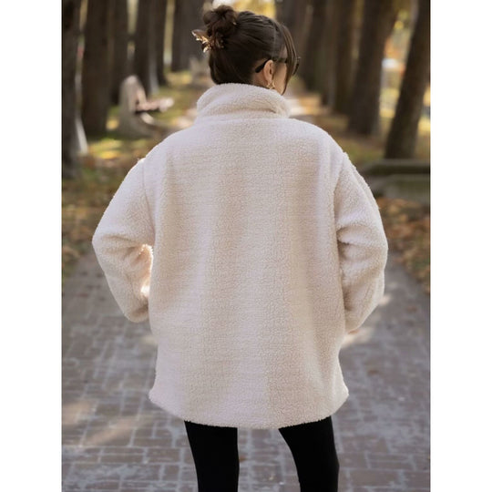 Damen kuschelige Fleecejacke Heidi-Mode