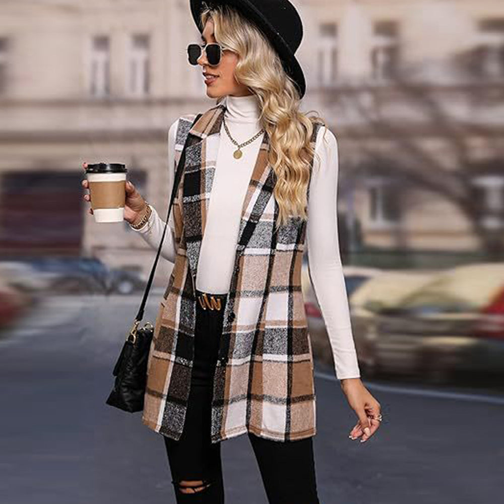 Damen modischer Langblazer Heidi-Mode