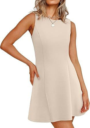 Damen ärmelloses A-Linien Kleid mit zeitlosem Schnitt Heidi-Mode